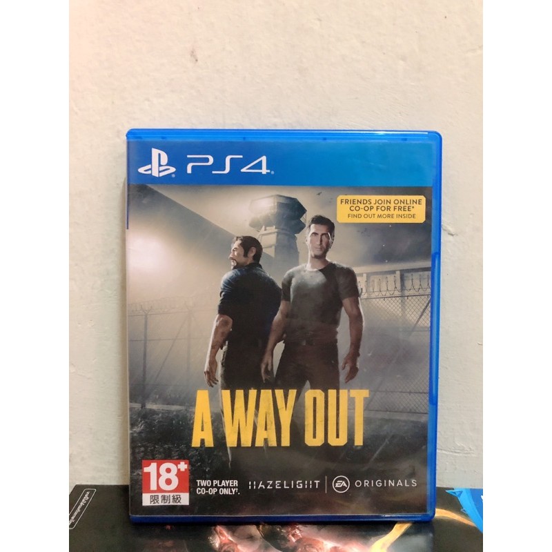 (มือสอง) แผ่นเกม ps4 : A Way Out Z3 (มือ2)