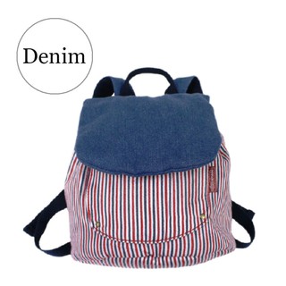 กระเป๋าเป้เด็ก(1แถม1)LOVABLE BACKPACK for BABY (Denim Tricolor)