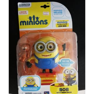 Minion Bob with teddy bear มินเนียน บ๊อบ *packaging มีตำหนิจากการขนส่ง