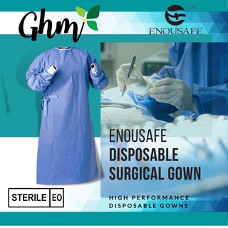 เสื้อกาวน์ผ่าตัดปลอดเชื้อ Sterile Surgical Gown AAMI LEVEL4 (ราคาต่อชิ้น)