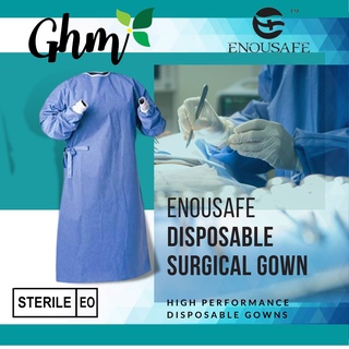 เสื้อกาวน์ผ่าตัดปลอดเชื้อ Sterile Surgical Gown AAMI LEVEL4 (ราคาต่อชิ้น)