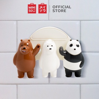 MINISO ที่เก็บแปรงสีฟัน ลาย We Bare Bears หมี 3 ตัว