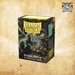 ซองใส่การ์ด Dragon Shield Matte Eucalyptus Card Sleeve Premium หลังด้าน 63 x 88 mm 100/box TCG Pokémon MTGสำหรับมืออาชีพ