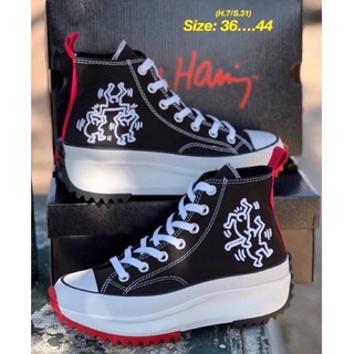 Converse Run Star Hike High X Keith Hatding (size36-44) 1350