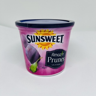 Sunsweet ซันสวีท ลูกพรุนไม่มีเมล็ด 340 กรัม (1 กระป๋อง) Sunsweet Seedless Prune 340g.