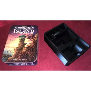 Forbidden Island Boardgame: Game Box Insert (Sleeved Cards)