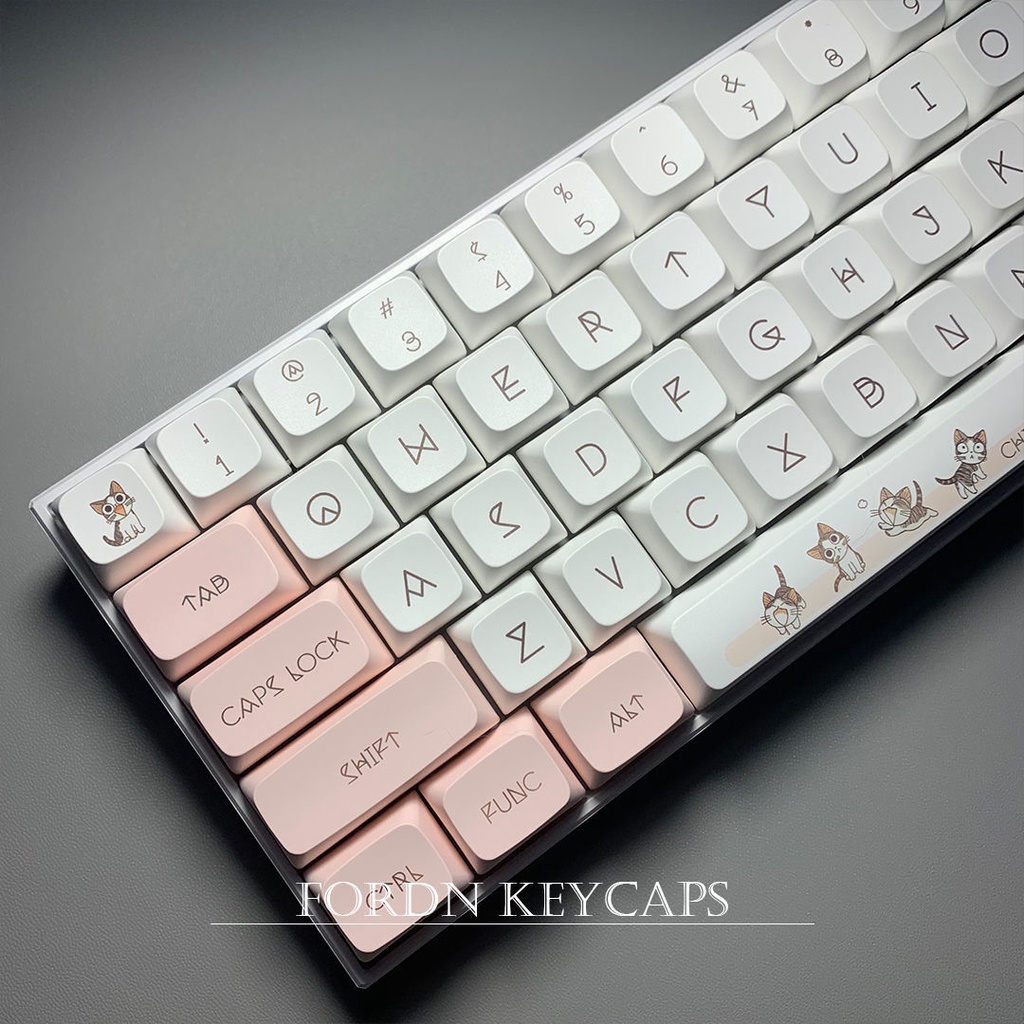 125 Keycaps PBT XDA – Mécaniques Azerty Français Pour Claviers 60% à 108 Touches