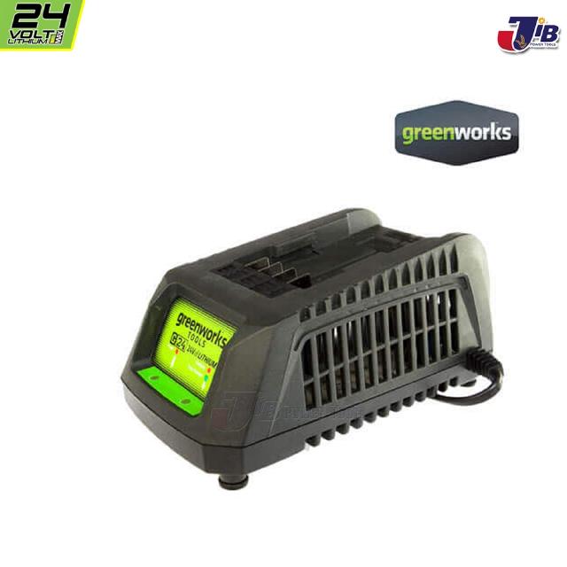 GREENWORKS แท่นชาร์จแบตเตอรี่ Charger G-Max 24V 2Ah