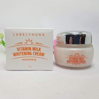 ครีมหน้าสด LABELYOUNG Vitamin Milk Whitening Cream 55g.