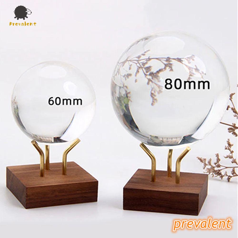 PREVALENT Brass Arm Crystal Ball Display Stand Quartz Square Crystal