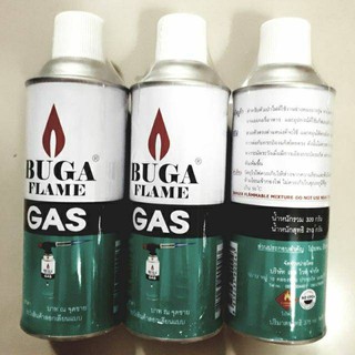 แก๊สกระป๋องฝาขาว 375 ml แพ็ค 3 กระป๋อง