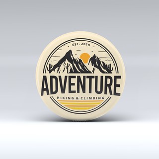 เข็มกลัด Vintage Adventure Camping Outdoor 201910