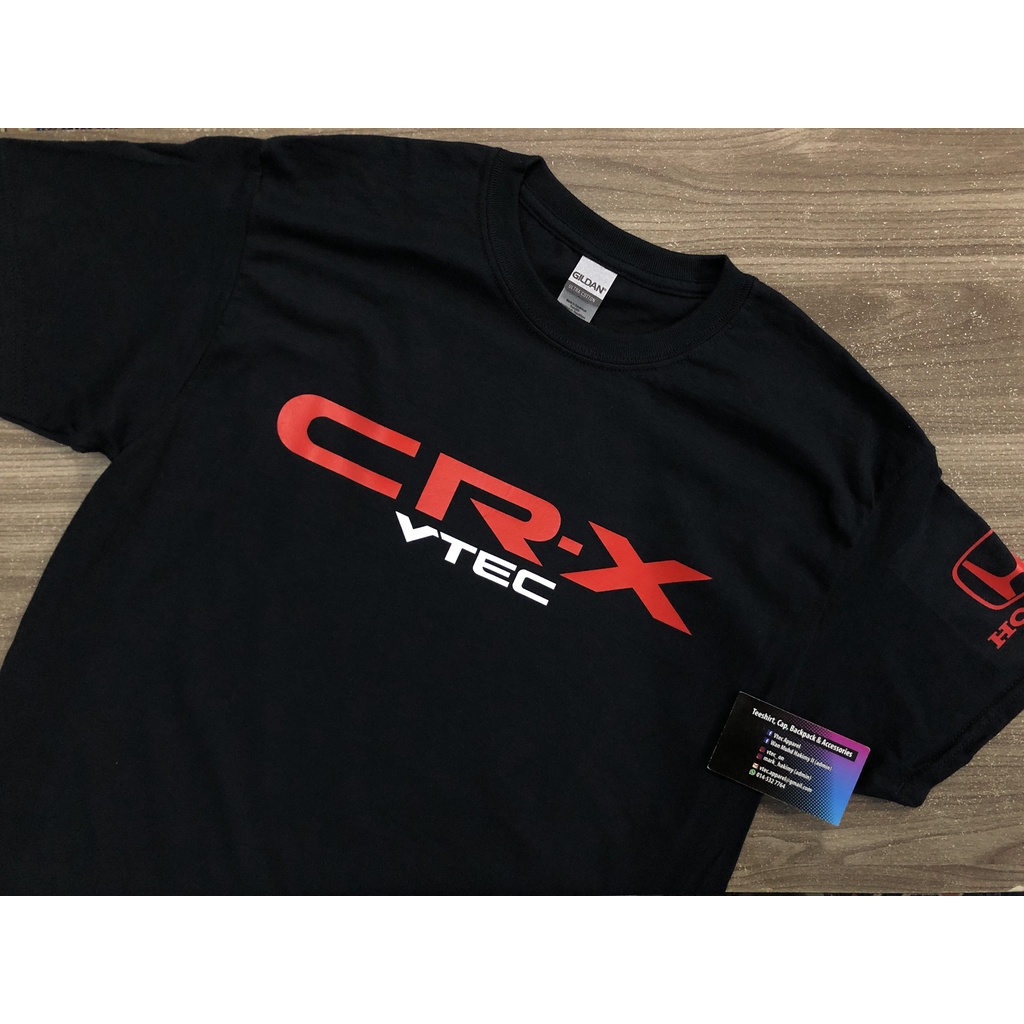 Honda CRX VTEC Limited *REAR (เสื้อยืดสีดํา)