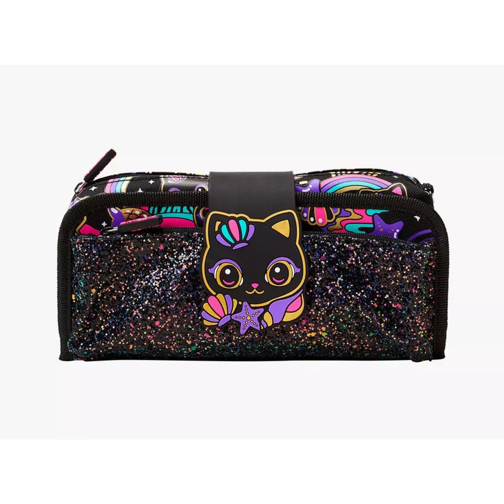 Smiggle กระเป๋าดินสอ ลาย ATTACH HEY BLACK CAT - SMIGGLE