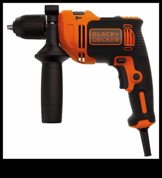 BLACK AND DECKER สว่านไฟฟ้ากระแทก 13 มม. 710W.  BEH710K-B1 สีส้ม