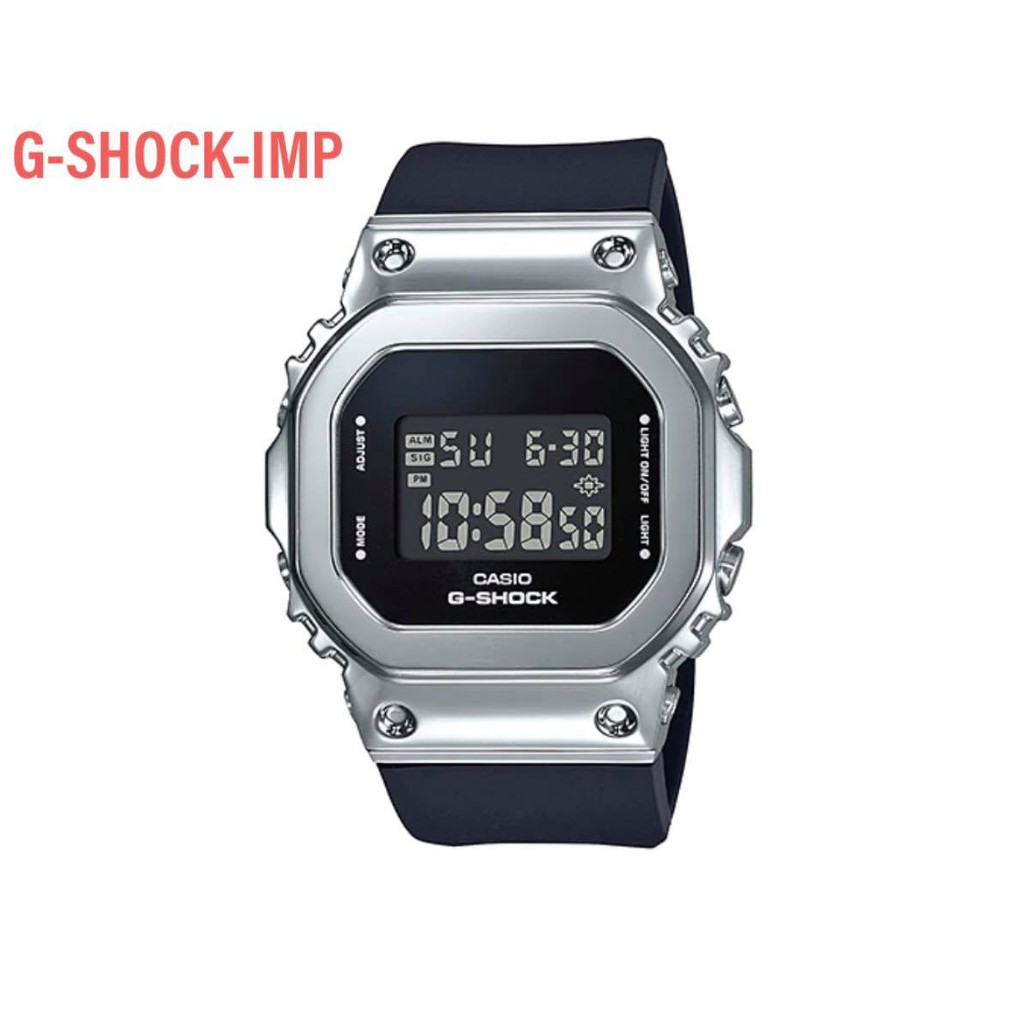 นาฬิกา CASIO G-SHOCK รุ่น GM-S5600-1DR ดำเงิน  ของแท้ประกันศูนย์ CMG 1 ปี