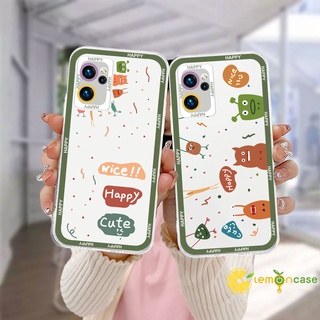 เคสโทรศัพท์มือถือแบบนิ่ม For OPPO A55 A7 A5 A9 A31 A53 A33 A15 A54 A5S A3S A76 A96 A16 A95  A57 A57E A57S A77 Reno 4 5 5K 6 7 8 F21PRO   A1K A16E A16K A54S Reno 4 5F 4F 4 5 06 Lite A74 A15S A52 A11K   ใส กันรอยกล้อง ลายมอนสเตอร์น่ารัก