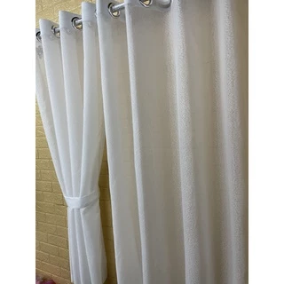 ผ้าม่านโปร่ง （ออกใบกำกับภาษี）สำเร็จรูปหน้าต่างประตูแบบตาไก่ H