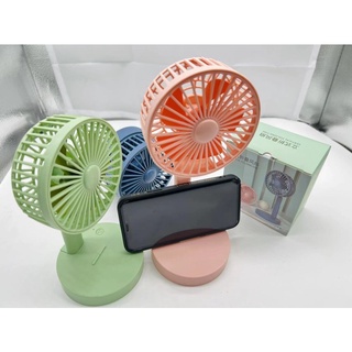 พัดลมพกพา พัดลมมินิแบบ พัดลมตั้งโต๊ะ USB Fan รุ่นK12 พัดลม3สี