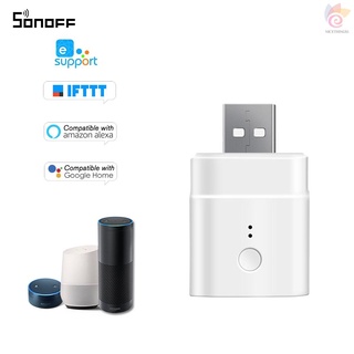 Nt Itead Sonoff Micro 5V อะแดปเตอร์อัจฉริยะไร้สาย Usb ยืดหยุ่นและอุปกรณ์ทําเครื่องทํา Alexa Google ควบคุมด้วยเสียง