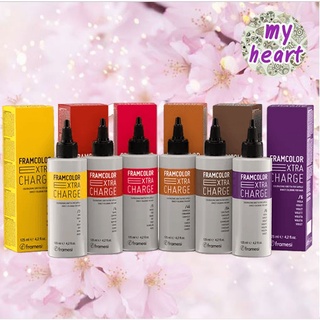 Framesi Framcolor Extra Charge 125 ml สำหรับเติมเม็ดสี Chinamon, Copper, Chocolate, Red, Violet