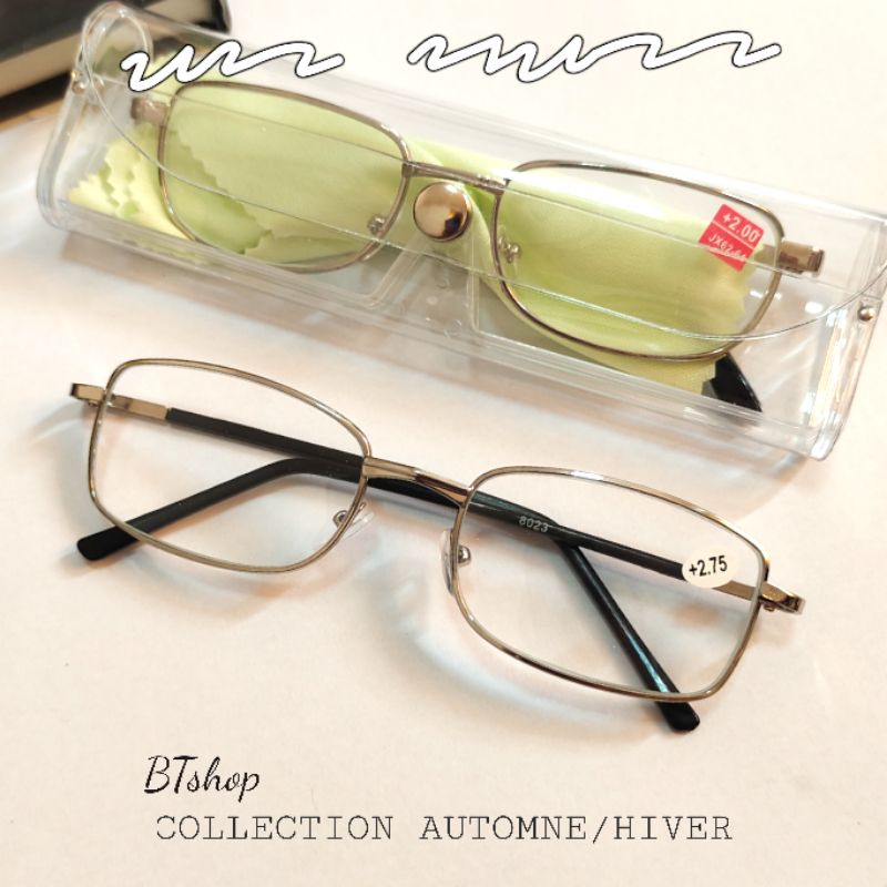 Bp.shopแว่นสายตายาว(เลนส์กระจกพร้อมกล่อง) ค่าสายตา0.50ถึง4.00(แถมกล่องใส่ฟรี)