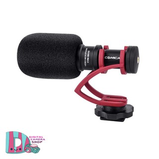 ไมโครโฟน COMICA MICRO CARDIOID CONDENSER SHOTGUN MICROPHONE CVM-VM10II RED