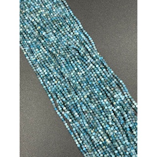 Blue opal beads necklace บลูโอปอล