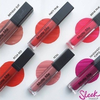 Sleek Matte Me Ultra Smooth Matte Lip Cream ลิปจุ่มเนื้อนุ่ม ของแท้ สลากไทย