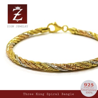 Zign Jewelryกำไลข้อมือ5เกลียวItaly Silver 925