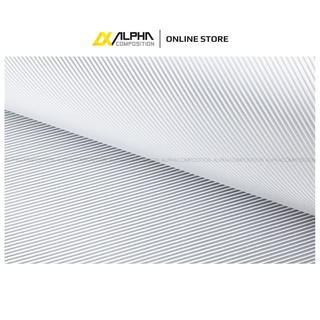 ผ้าคาร์บอนซิลเวอร์ ลาย 4 1 เมตร Alpha