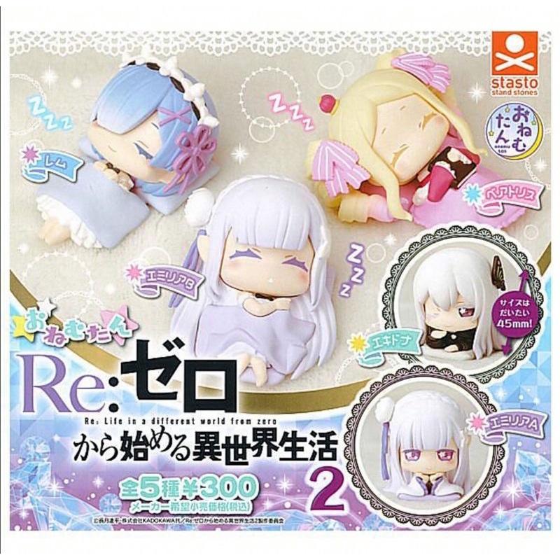 [BISHOUJO] STASTO ONEMUTAN RE:LIFE IN A DIFFERENT WORLD จาก ZERO GACHA CAPSULE FIGURE REM EMILIA CHI