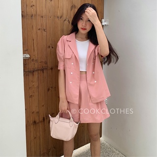 ชุดเซต Brie mine set pink ใส่ง่าย ใส่สบาย