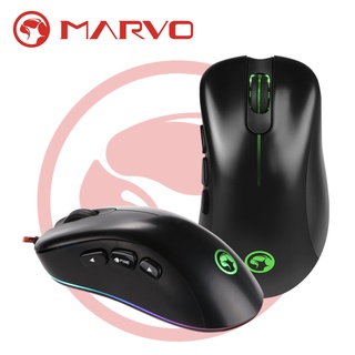 เมาส์มาโคร RGB MARVO รุ่น M-603 Gaming Macro Mouse เมาส์เกมมิ่ง.