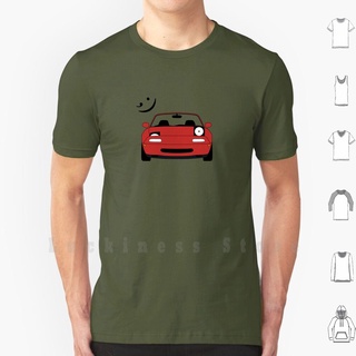 tshirtเสื้อยืดคอกลมฤดูร้อนเสื้อยืดผ้าฝ้าย พิมพ์ลายรถยนต์ Mazda Miata Mx5 Mx 5 Roadster Cabrio Pop Up สําหรับผู้ชาย AF123