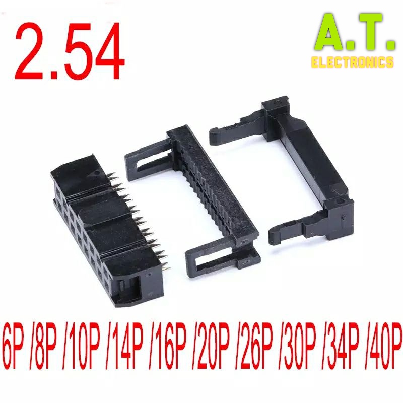ถูกสุด! 2.54Mm Pitch FC-6P FC-10P FC-20P FC-50P หญิงหัวซ็อกเก็ต IDC Connector สินค้าพร้อมส่ง  ส่งของ