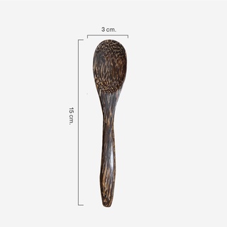 ช้อนสมูทตี้ไม้ตาล - smoothie spoon palm wood