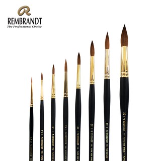 REMBRANDT พู่กันสีน้ำ Series 110 เบอร์ 0-6 (WATERC.BRUSH SER. 110 FSC) 1 ด้าม