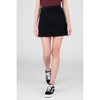 กระโปรงแบรนด์ส่งออกDR.DENIM SOLO SKIRT BLACK CORD