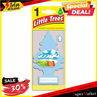 🔥ยอดฮิต!! แผ่นหอมปรับอากาศ LITTLE TREES กลิ่นซัมเมอร์ลินิน PAPER DAILY FRESH AIR REFRESHER GENERAL USE LITTLE TREES SUMM