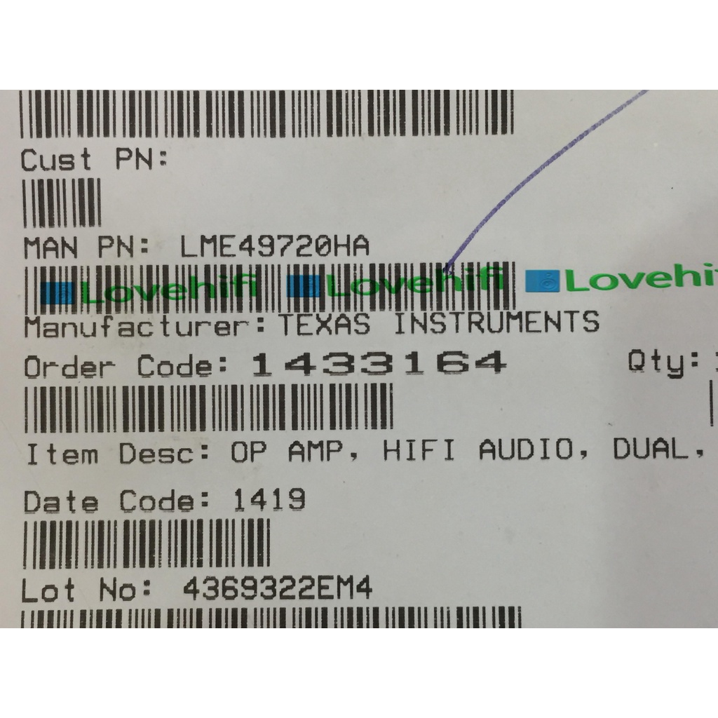 Opamp LME 49720HA แท้ DUAL
