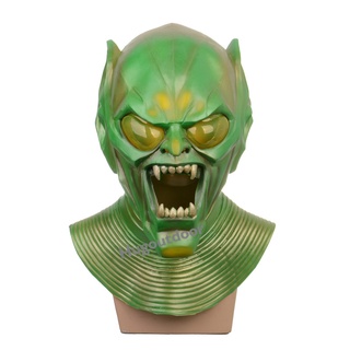 [ส่งฟรี] หน้ากาก Spider-Man Heroes Expedition Headgear Latex Goblin Mask Marvel Halloween Movie สูง 40 cm