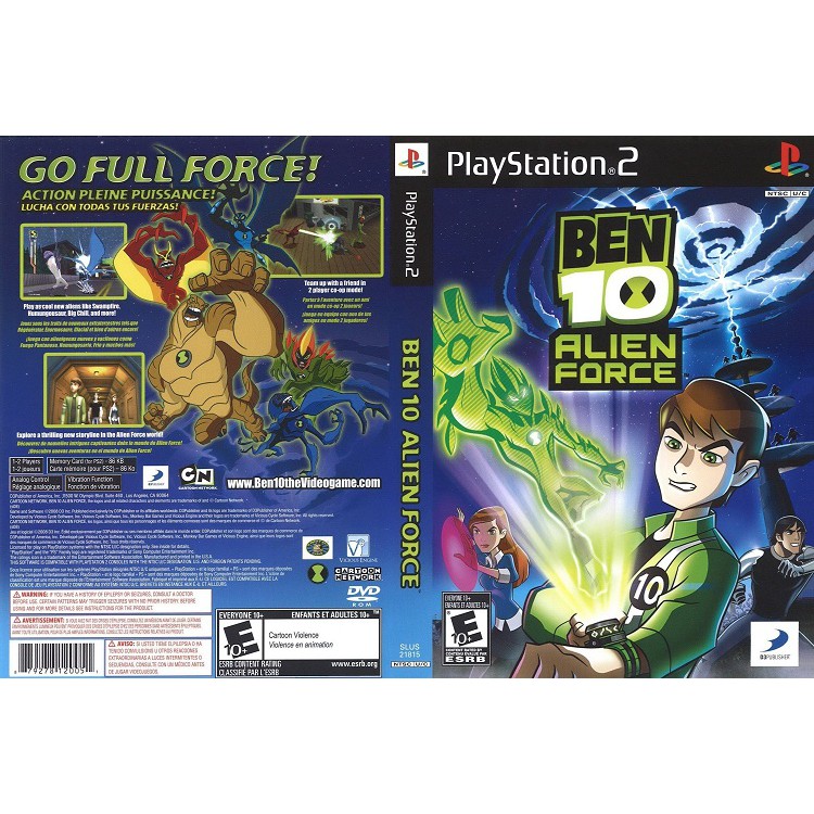 BEN 10 ALIEN FORCE [PS2 US : DVD5 1 Disc] | Shopee Thailand