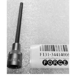 FORCE (ฟอร์ซ) 34414006 ลูกบ็อกซ์เดือย 6PT 1/2" L140 มม. No.6