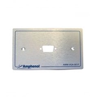 Amphenol AMW-VGA-001P แผ่นเพลทอลูมิเนียม VGA 1 Port