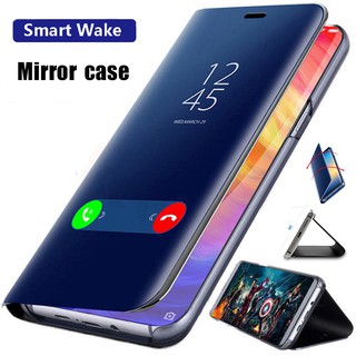 เคส ซัมซุง Samsung Galaxy M51 S20 FE 5G A51 A71 5G เคสโทรศัพท์ฝาพับหนังแข็ง  เคสแข็งเคสปก Mirror Bracket Case Cover