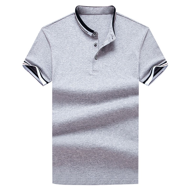 Summer New Men's Short Sleeved T Shirt Men's Thin Half Sleeved Lapel POLO Shirt