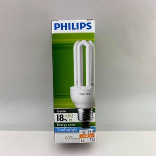 PHILIPS ฟิลิปส์ หลอดประหยัดไฟ รุ่น จีนี่ GENIE 18W E27 หลอดไฟ ทัศศิพร Tassiporn