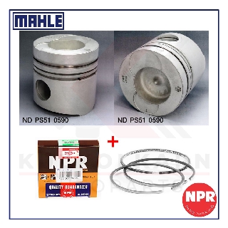 MAHLE ลูกสูบ+แหวน NPR สำหรับ NISSAN CK12, CPB12 รุ่นเครื่อง NE6