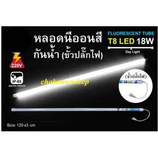 ไฟงานวัด หลอดนีออนสี หลอดไฟงานวัด LED พร้อมปลั๊ก T8 กันน้ำ